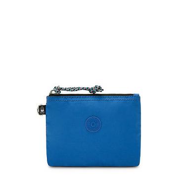 Blue Purple Block Kipling Casual Pouch Small Case Bags | SG 1158PJ
